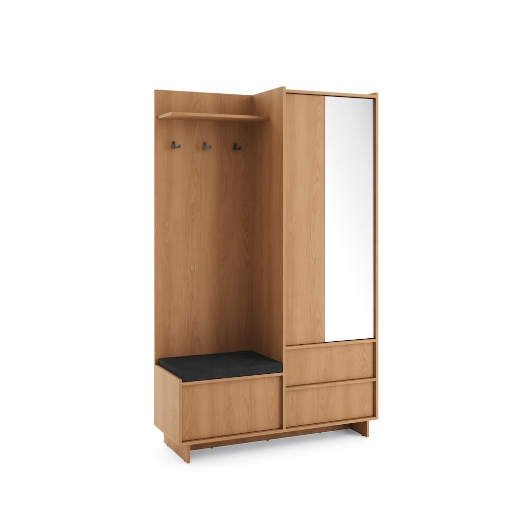 Yasumi Hallway Set 125cm in Oak Caramel, image 5
