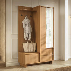 Yasumi Hallway Set 125cm in Oak Caramel