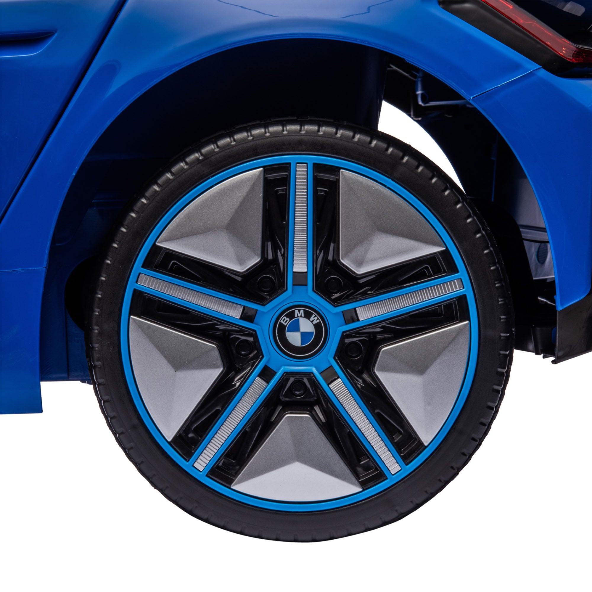 HOMCOM BMW i4 Licensed 12V Kids Electric Ride-On Car, Blue