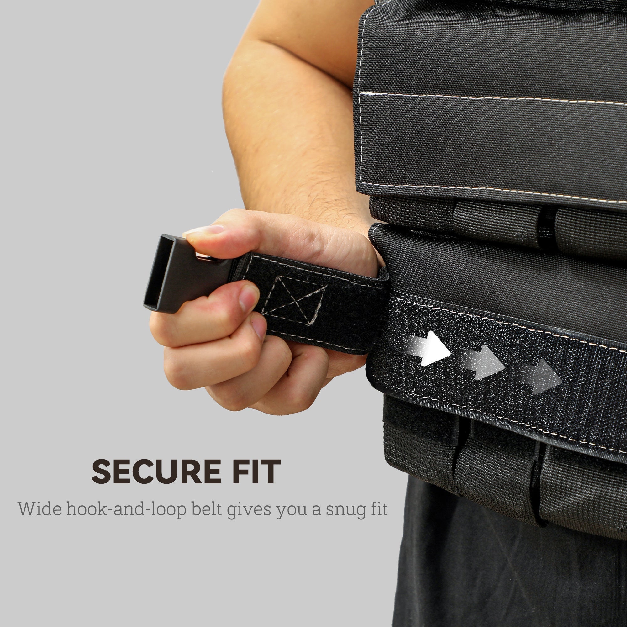 SPORTNOW 15KG Adjustable Weighted Vest, Running Weight Vest, with 30 Metal Weights, Reflective Strips, for Running, Exercise