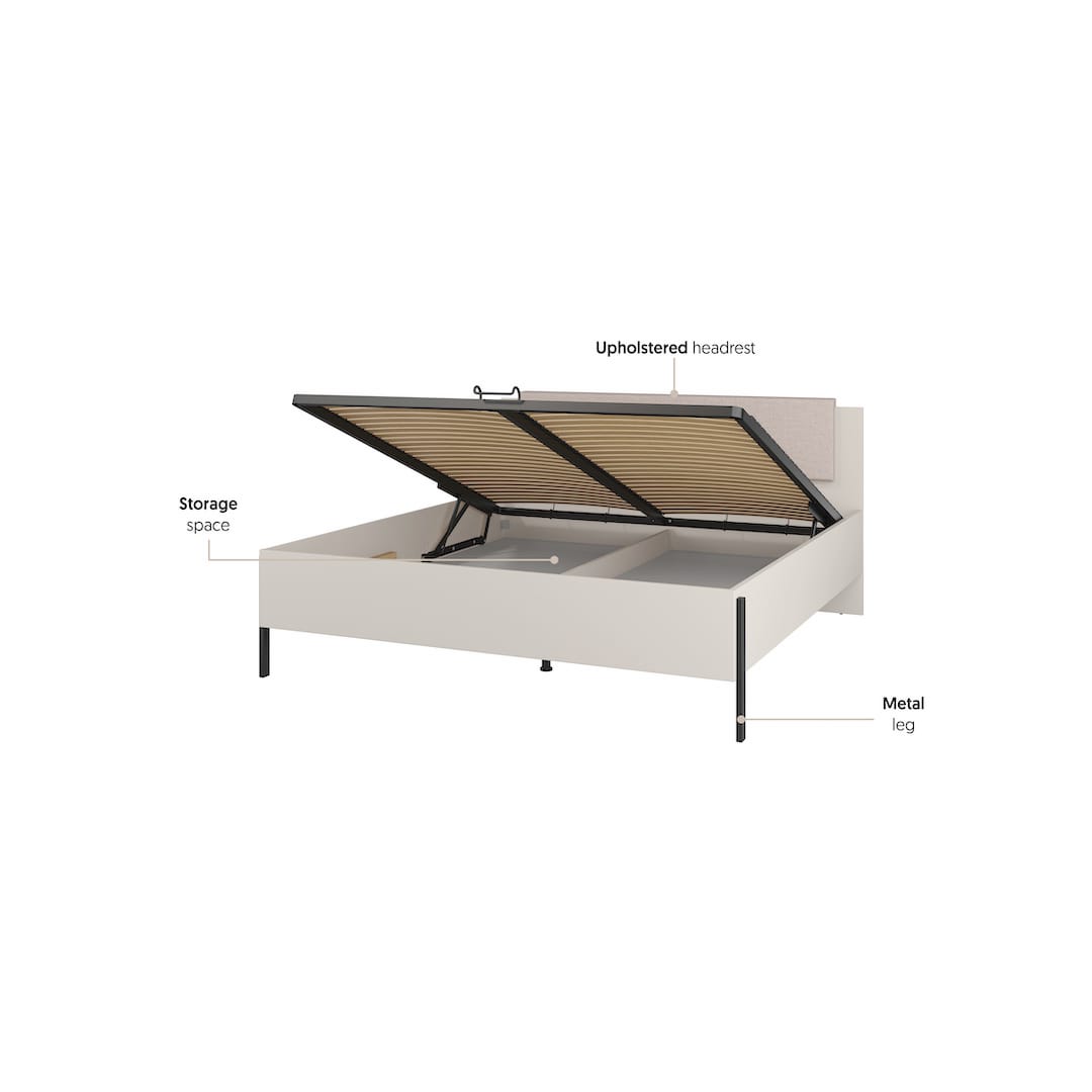 Yukon Ottoman Frame [EU Super King]