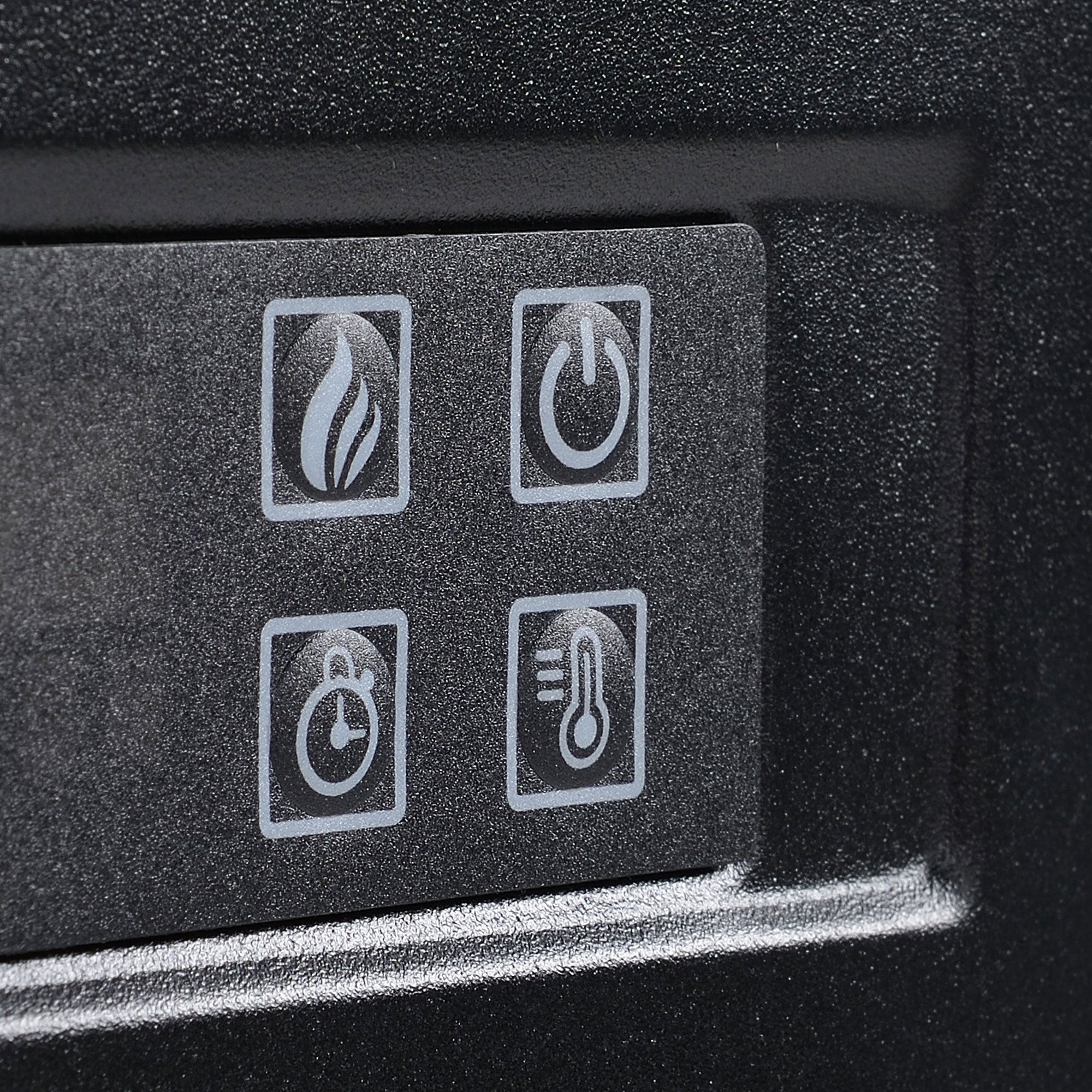 HOMCOM Electric Fireplace Suite with Remote Control, 2000W Freestanding Fireplace Heater with LED Flame Effect, Overheat Protection, 7-Day Programmable Timer, White