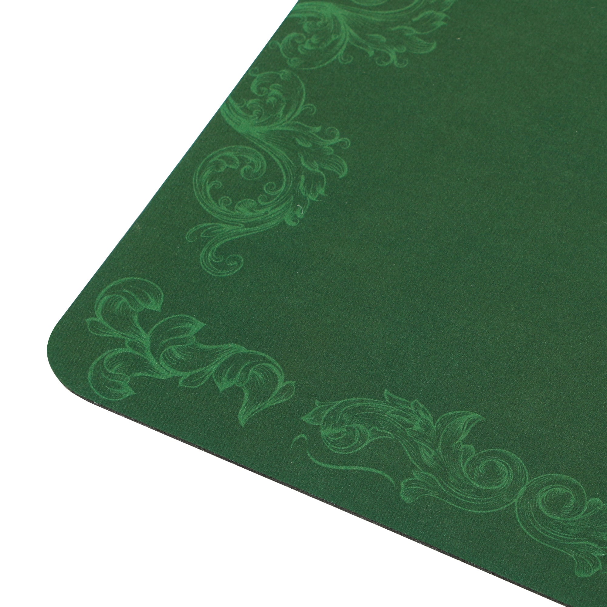 SPORTNOW Professional Poker Mat, Six-Player Water-resistant Poker Table with Felt Surface, Carry Bag, Green