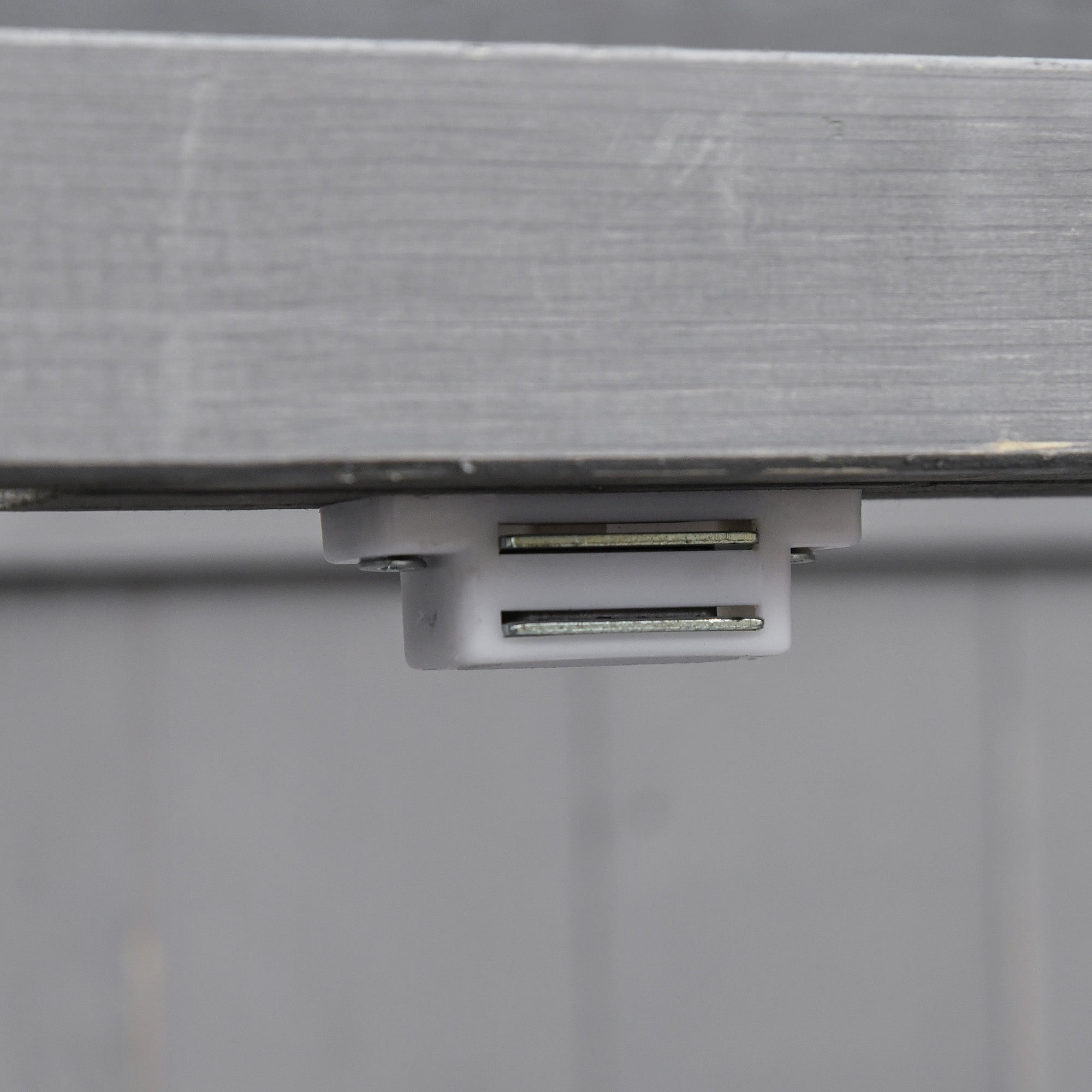 Outsunny Small Shed, Wooden Garden Shed with Openable Hinged Roof and Removable Shelf, Outdoor Tool Storage Cabinet Chest with Double Doors, 74 x 43 x 88 cm, Grey