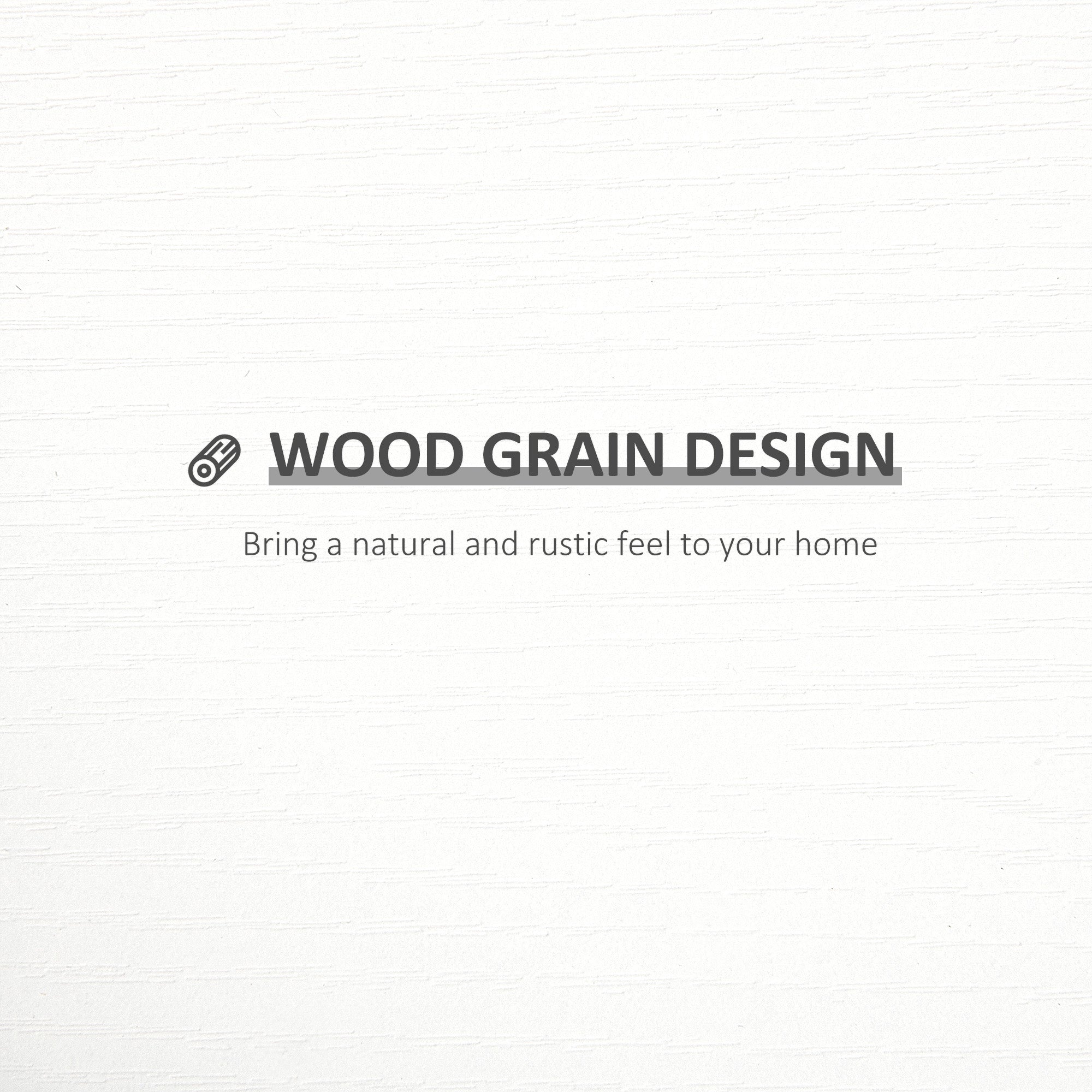 HOMCOM Set of 3 Wooden U-Shaped Floating Shelves Set Wall Mounted Hanging Bookshelf CD DVD Storage Display for Bedroom Living Room Kitchen, White