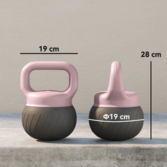 SPORTNOW Soft Kettlebell, 12kg Kettle Bell with Anti-Slip Grip for Home Gym Weight Lifting and Strength Training