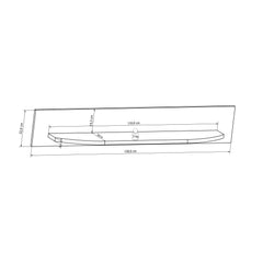 Rondo 70 Shelf 130cm