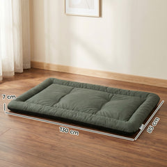 PawHut Waterproof Dog Bed, Foldable Pet Bed with Anti-Slip Bottom, Machine Washable for Large Dogs and Cats, 130 x 85 x 7 cm