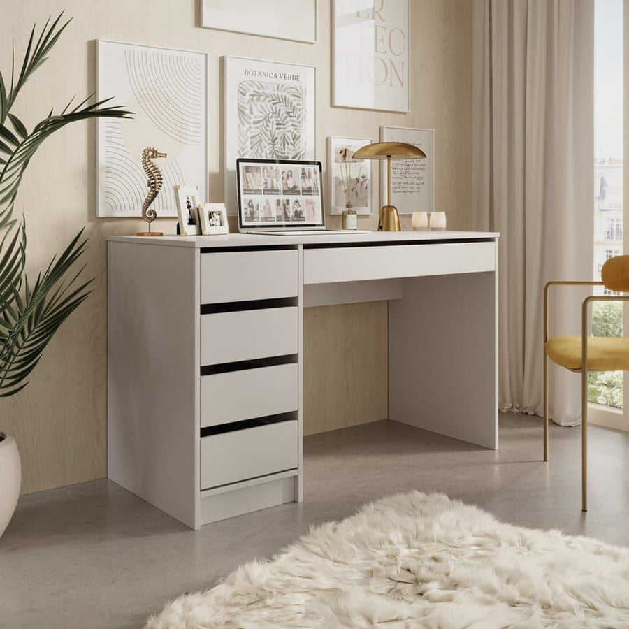 Ada Desk 120cm with drawers on the left and a large surface area