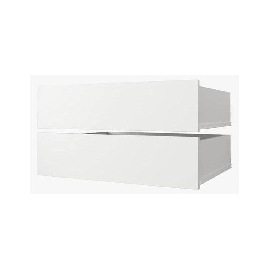 Makeup eyeshadow palette with various shades on a white background