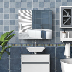 HOMCOM Mirror Cabinet in White