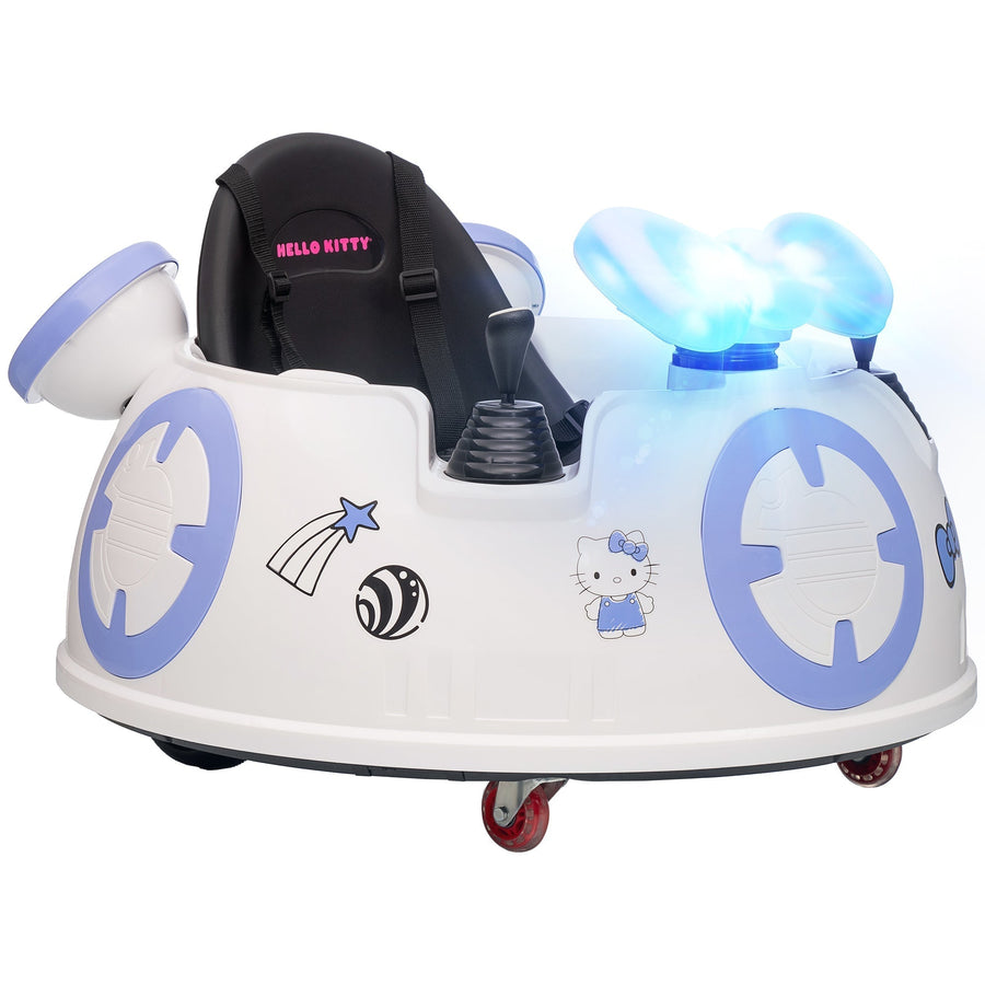 AIYAPLAY Hello Kitty Kids Ride on Bumper Car in White