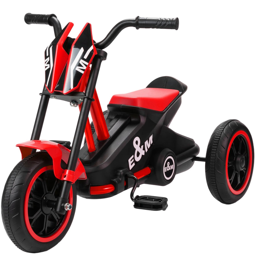 AIYAPLAY Kids Tricycle Baby Trike in red and black with three wheels and handlebars