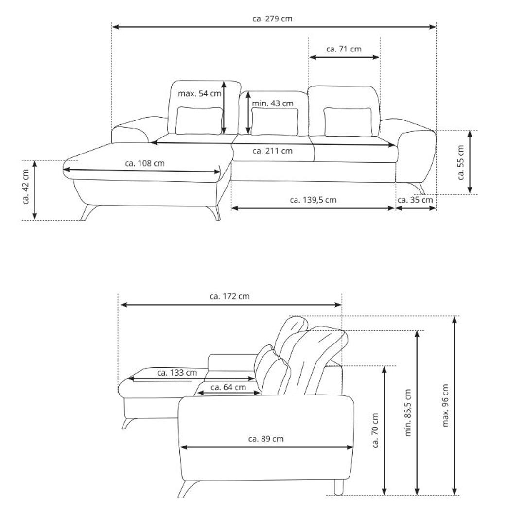 Corner Sofa Bed Alta