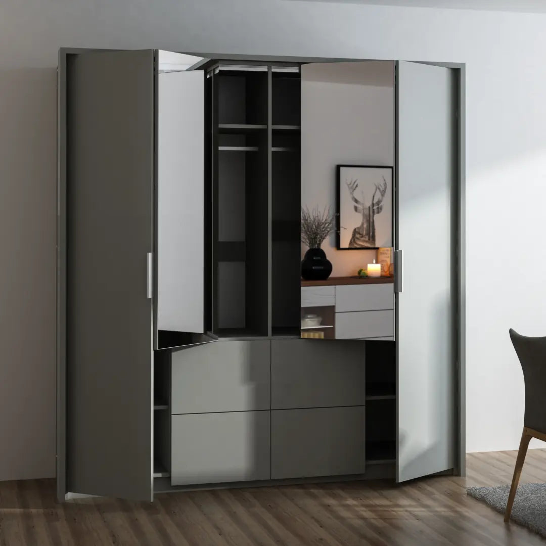 Wieden Hinged Door Wardrobe 208cm, image 2