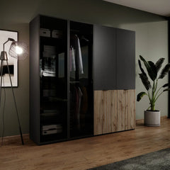 Lund Hinged Door Wardrobe 101cm [Anitsol]