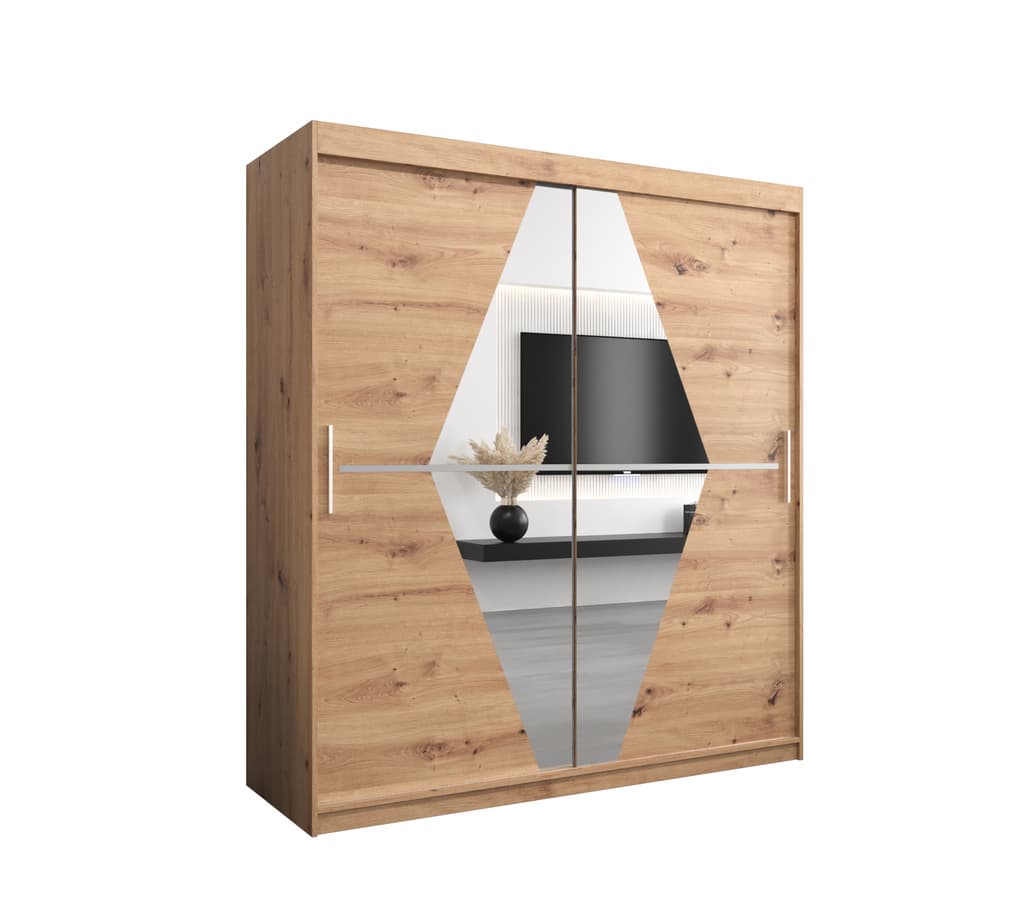 Boliwia Sliding Door Wardrobe 180cm - product image 2