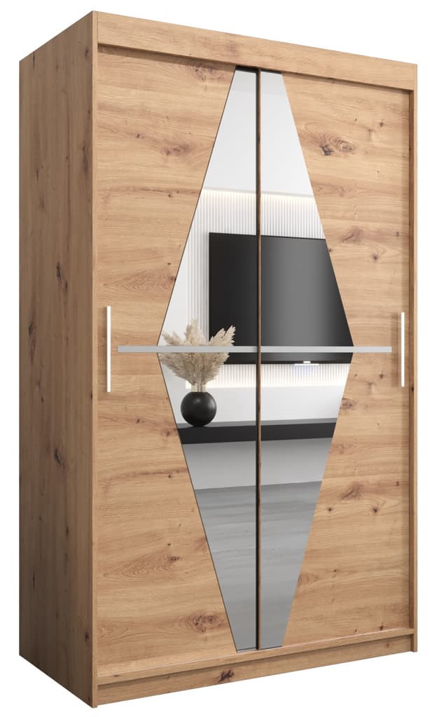 Boliwia Sliding Door Wardrobe 120cm - product image 2