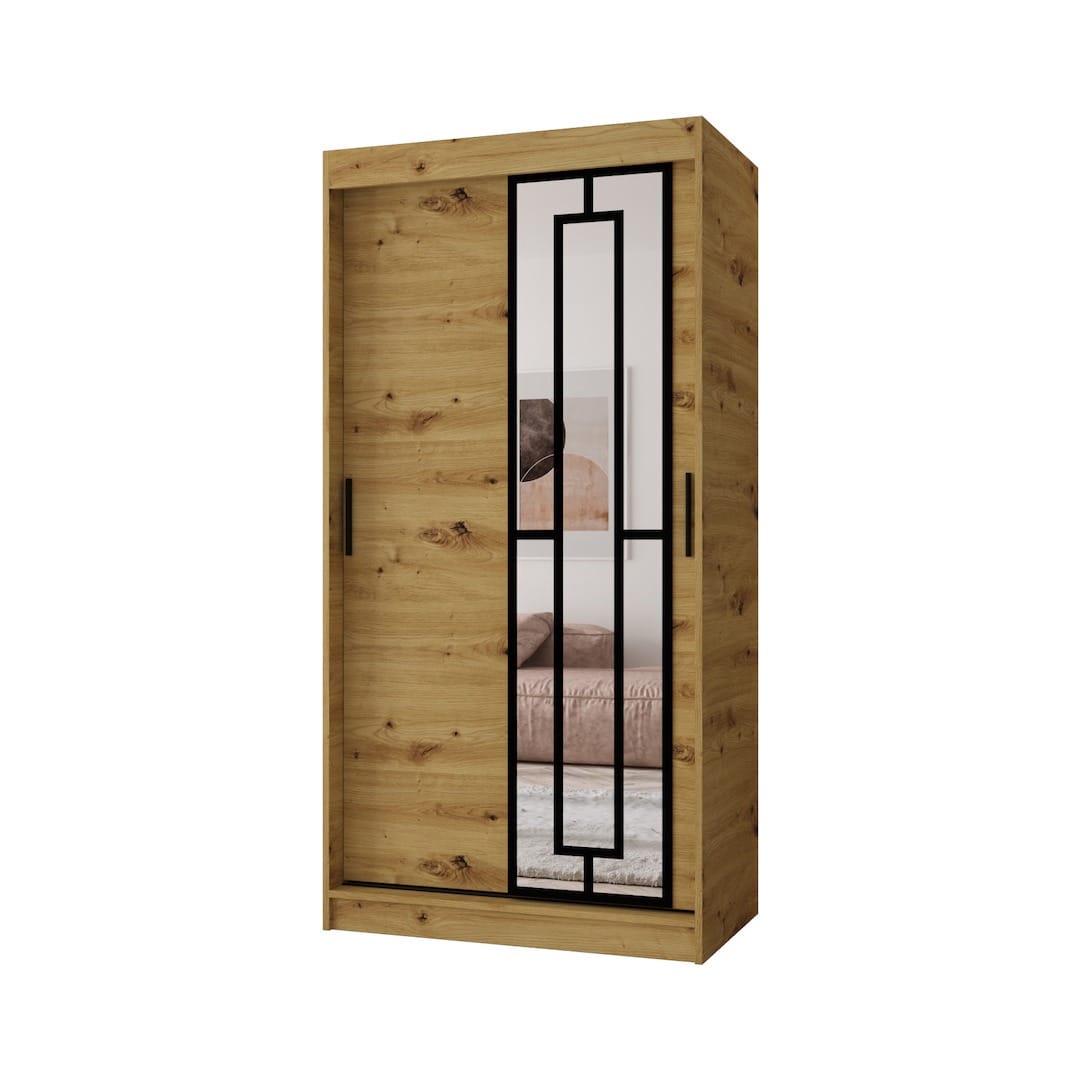 Modena Sliding Door Wardrobe 100cm