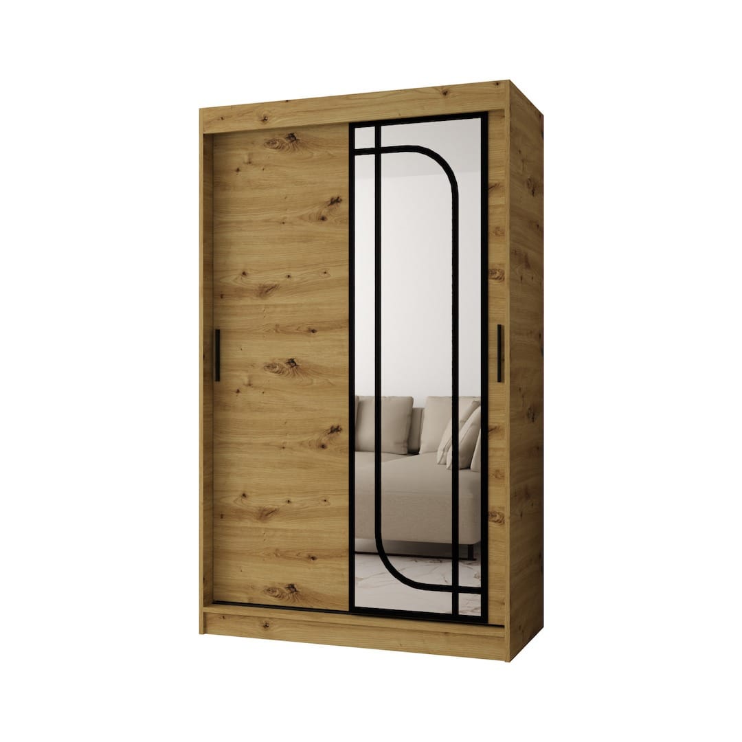 Alabama Sliding Door Wardrobe 120cm