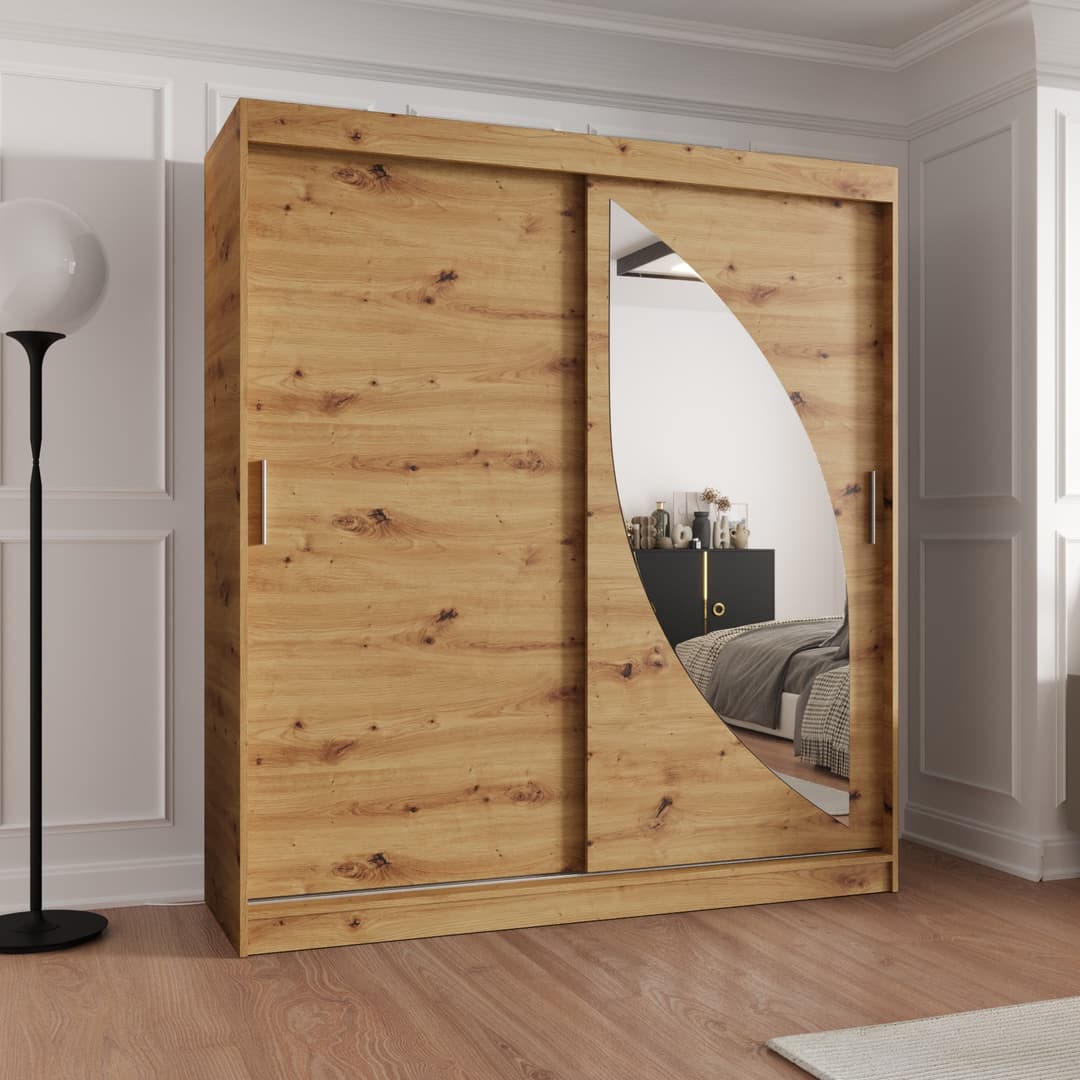 Milo Sliding Door Wardrobe 180cm - product image 6