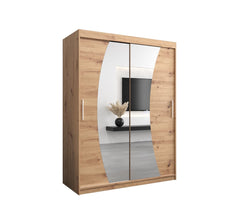 Wave Sliding Door Wardrobe 150cm