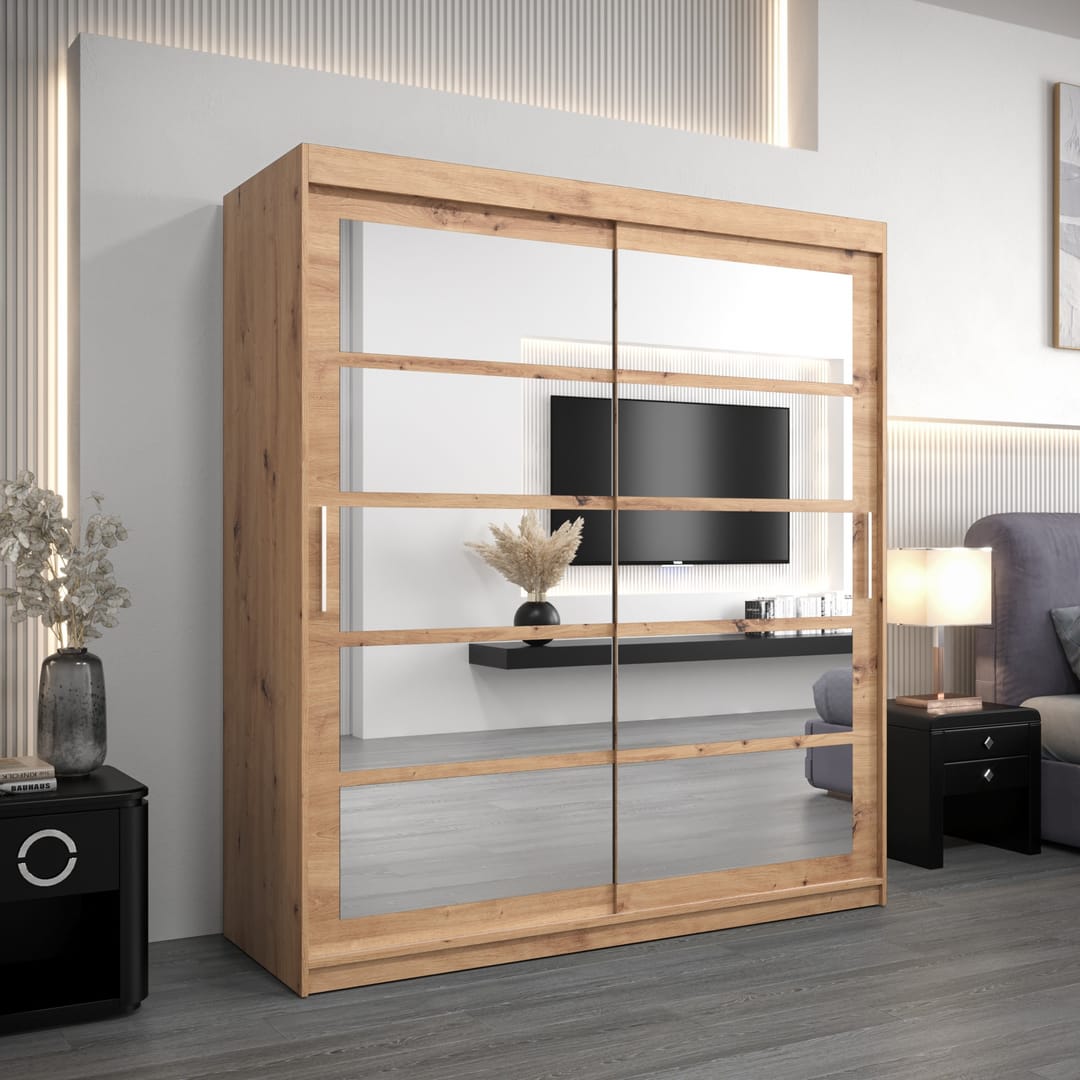 Roma II Sliding Door Wardrobe 180cm