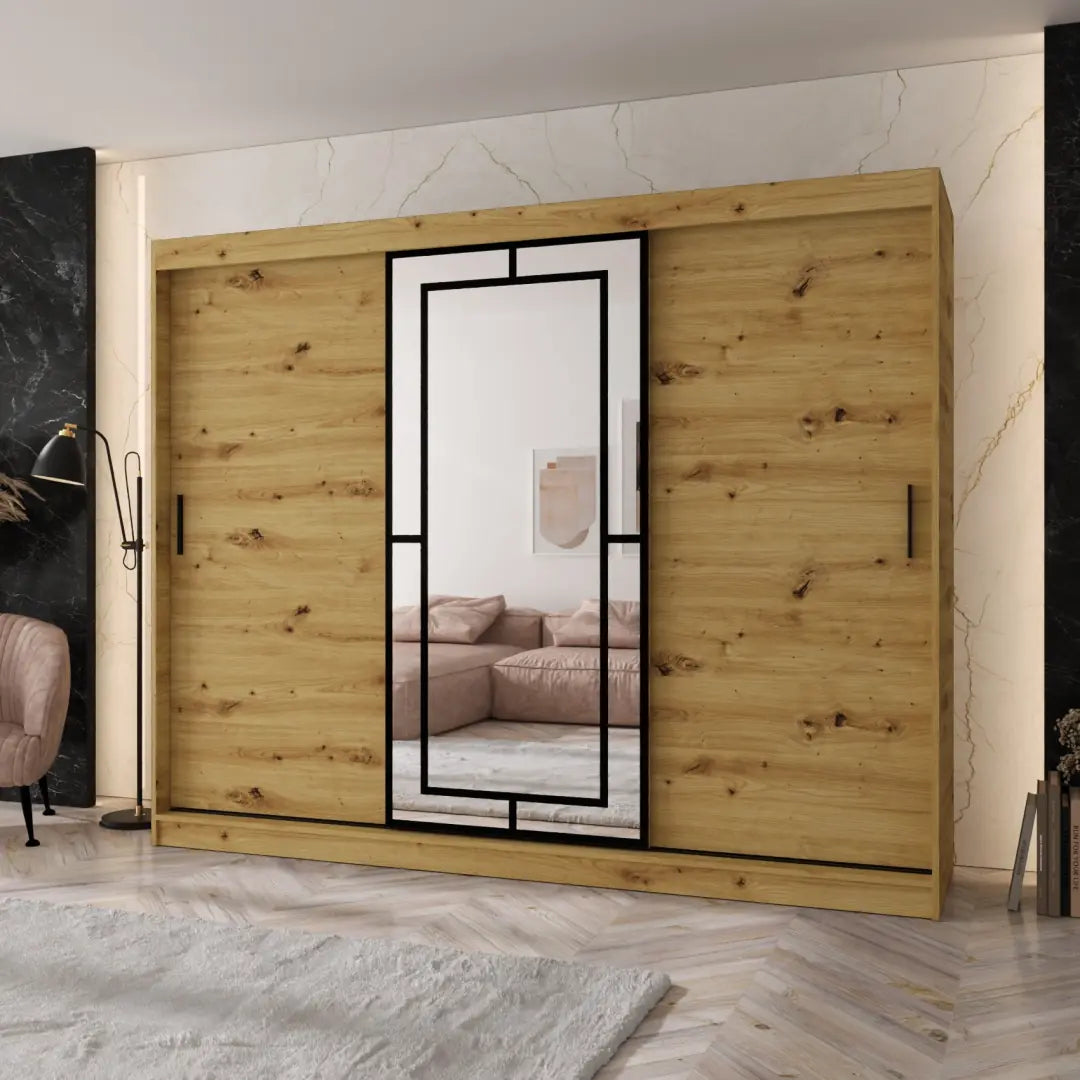 Modena Sliding Door Wardrobe 250cm