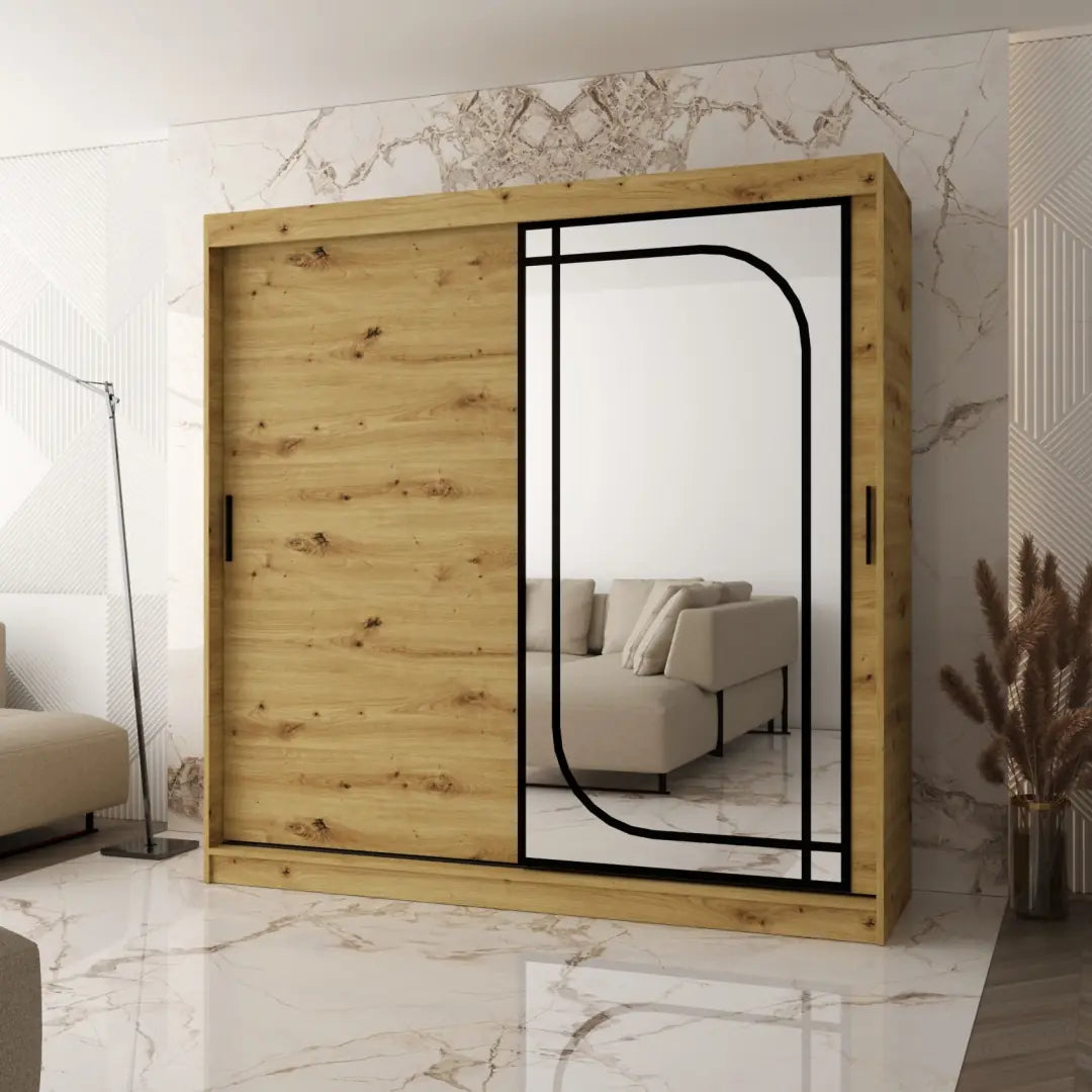 Alabama Sliding Door Wardrobe 200cm