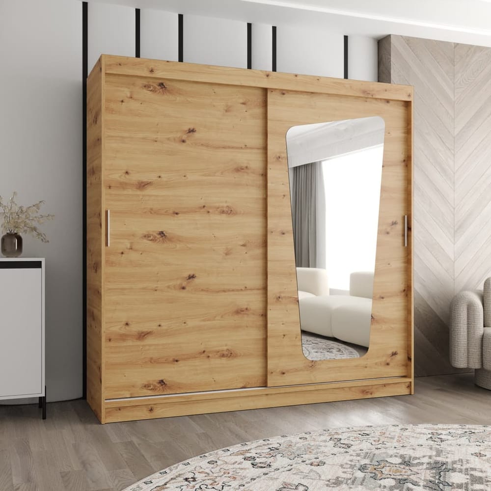 Moka Sliding Door Wardrobe 200cm - product image 13