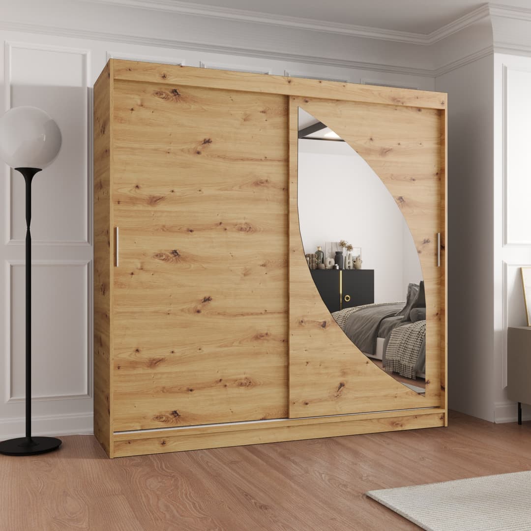 Milo Sliding Door Wardrobe 200cm - product image 13