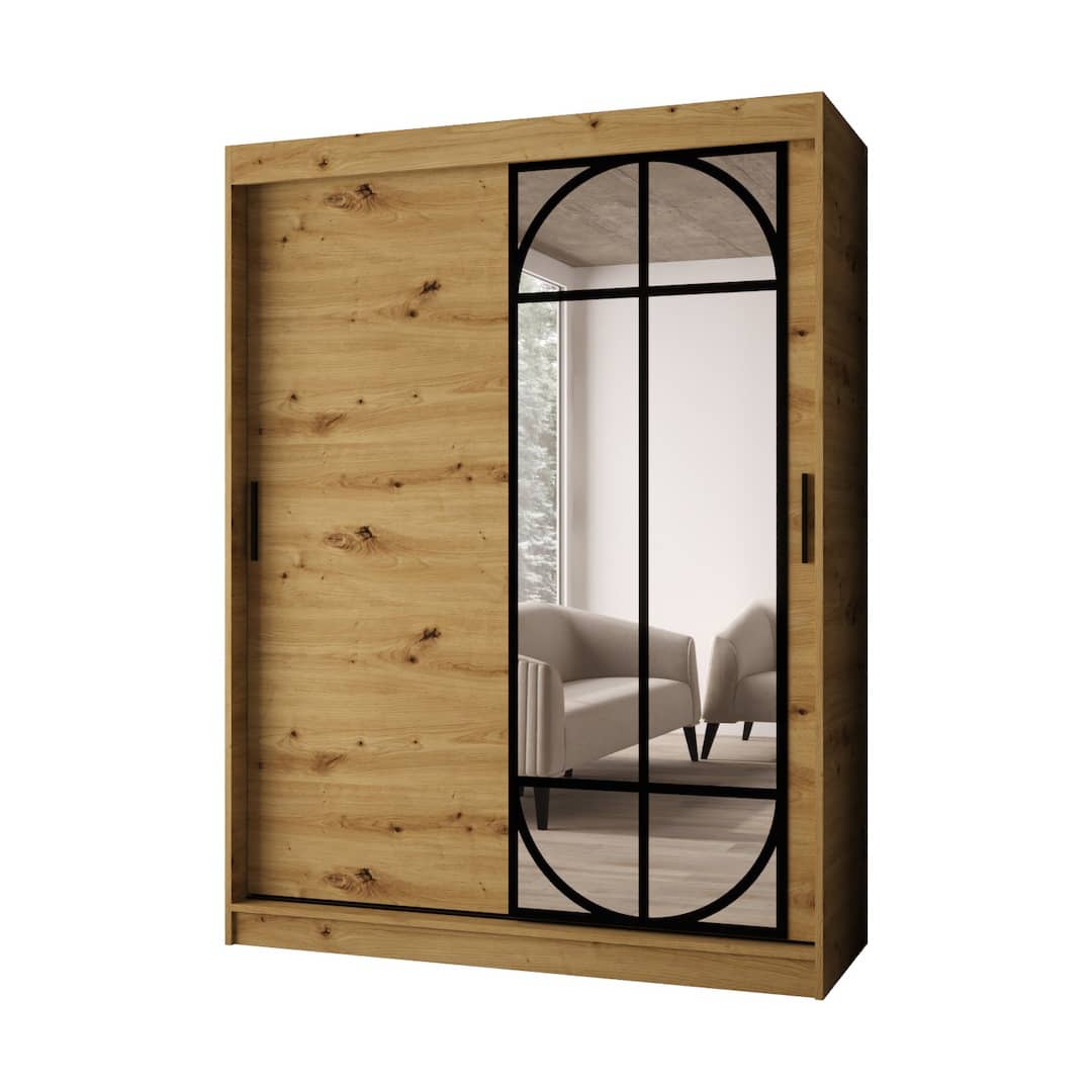 Lugo Sliding Door Wardrobe 150cm