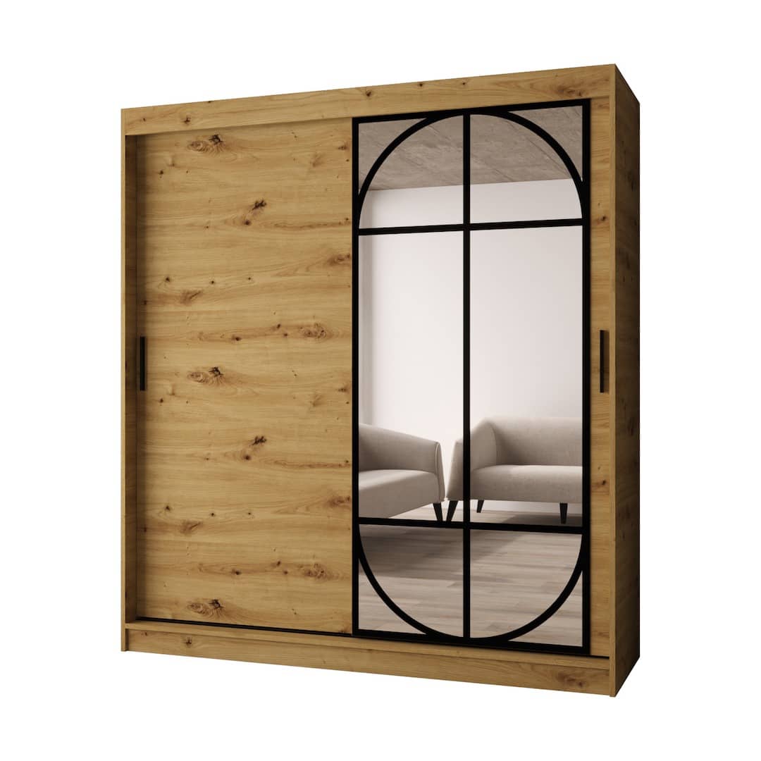Lugo Sliding Door Wardrobe 180cm