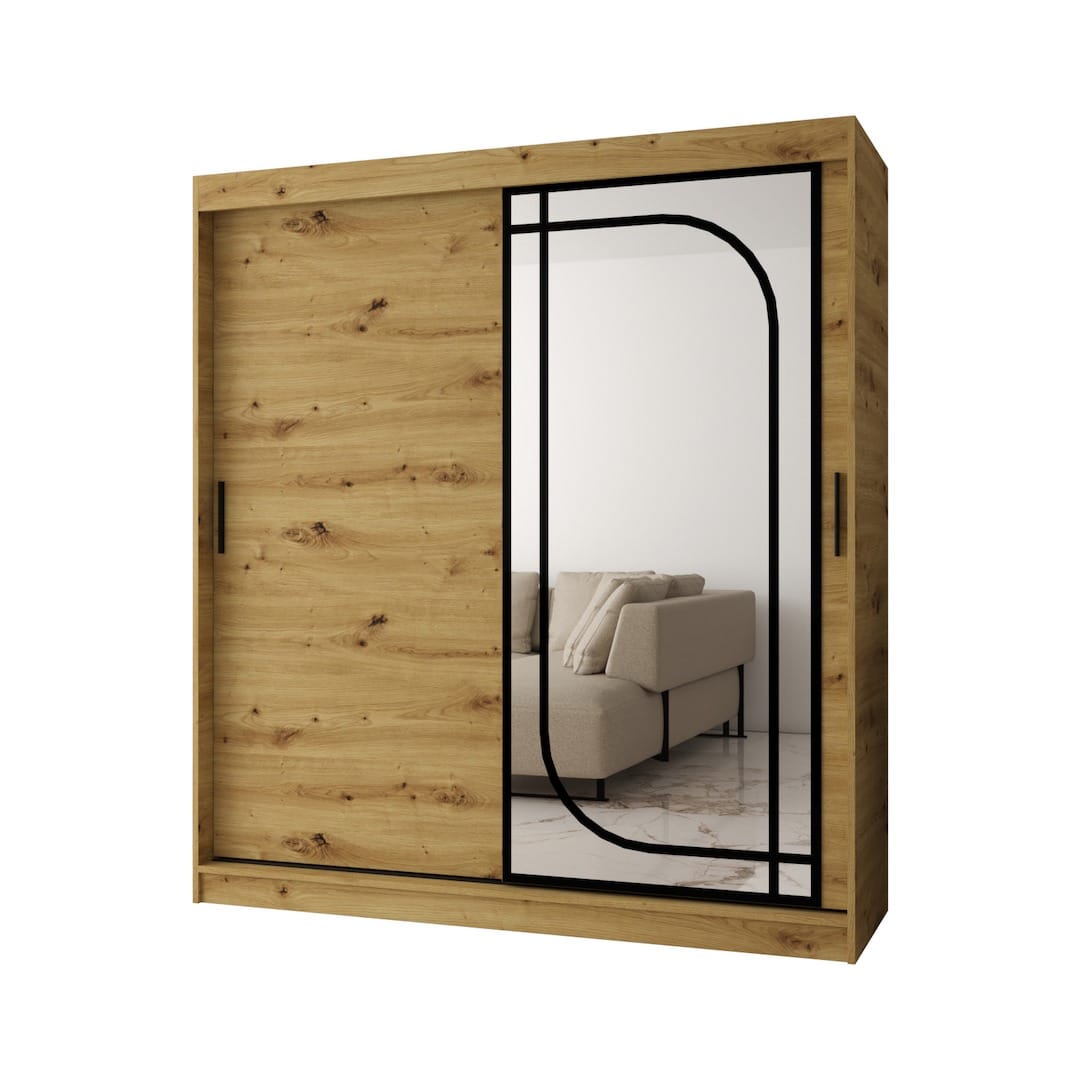 Alabama Sliding Door Wardrobe 180cm