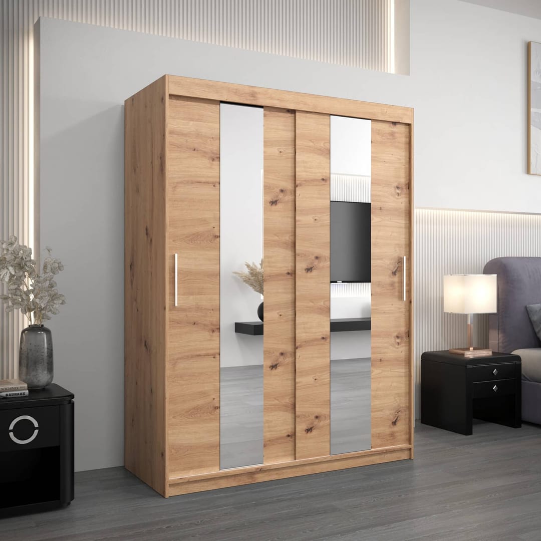 Pole Sliding Door Wardrobe 150cm - product image 11