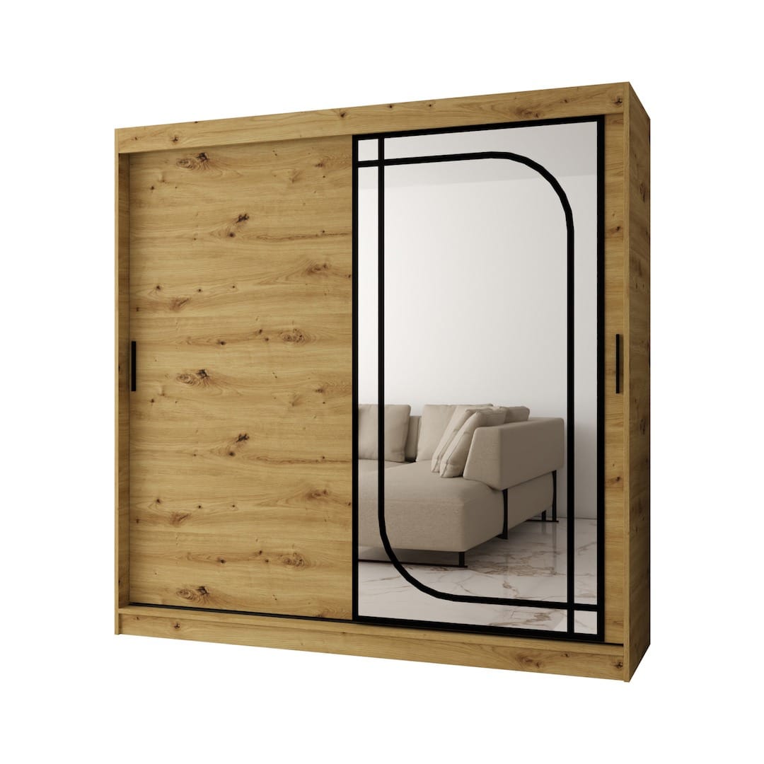 Alabama Sliding Door Wardrobe 200cm