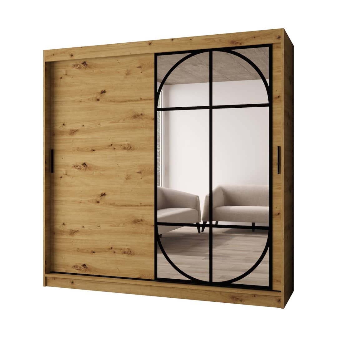 Lugo Sliding Door Wardrobe 200cm