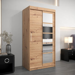 Roma I Sliding Door Wardrobe 100cm