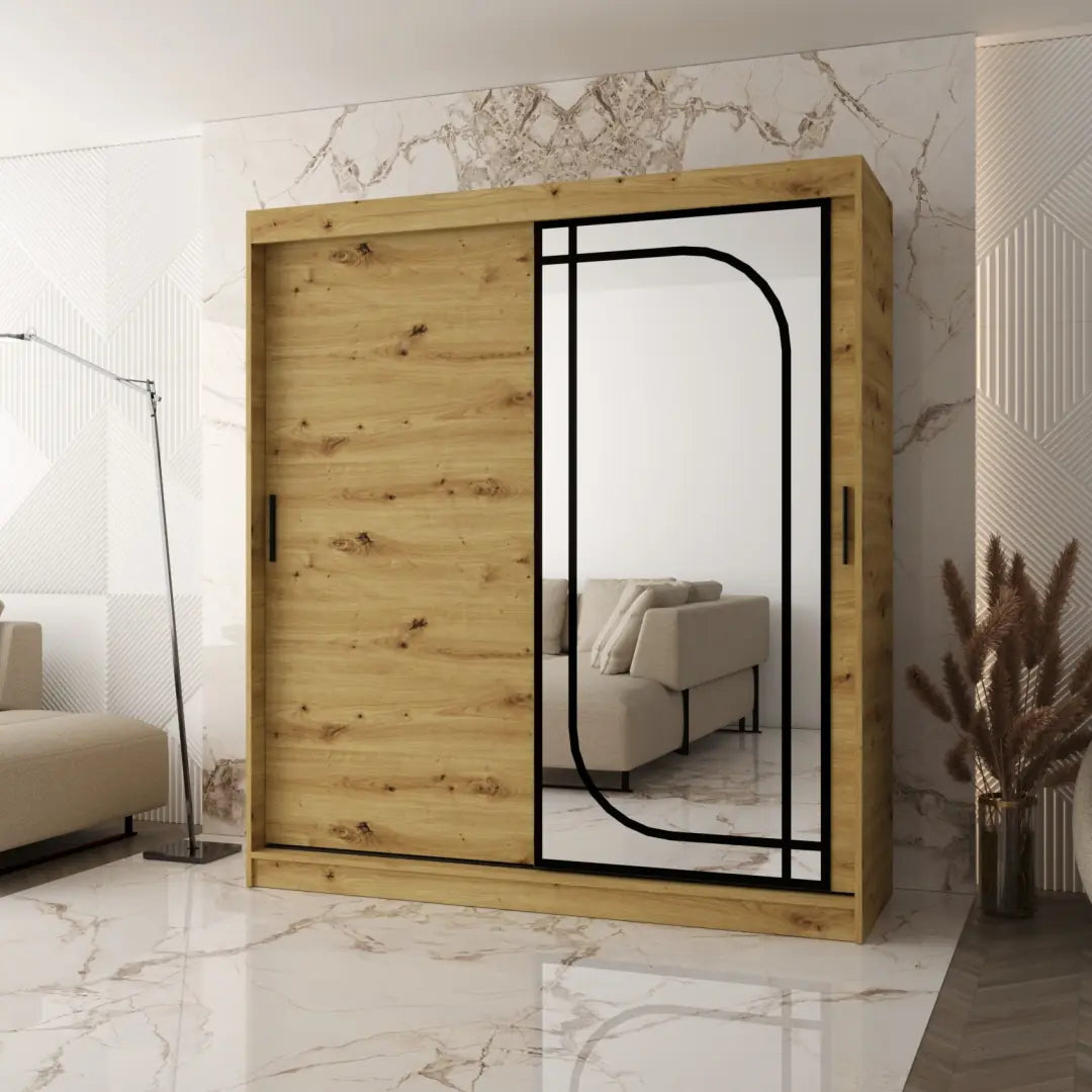 Alabama Sliding Door Wardrobe 180cm