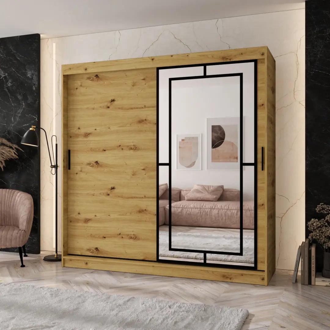 Modena Sliding Door Wardrobe 200cm