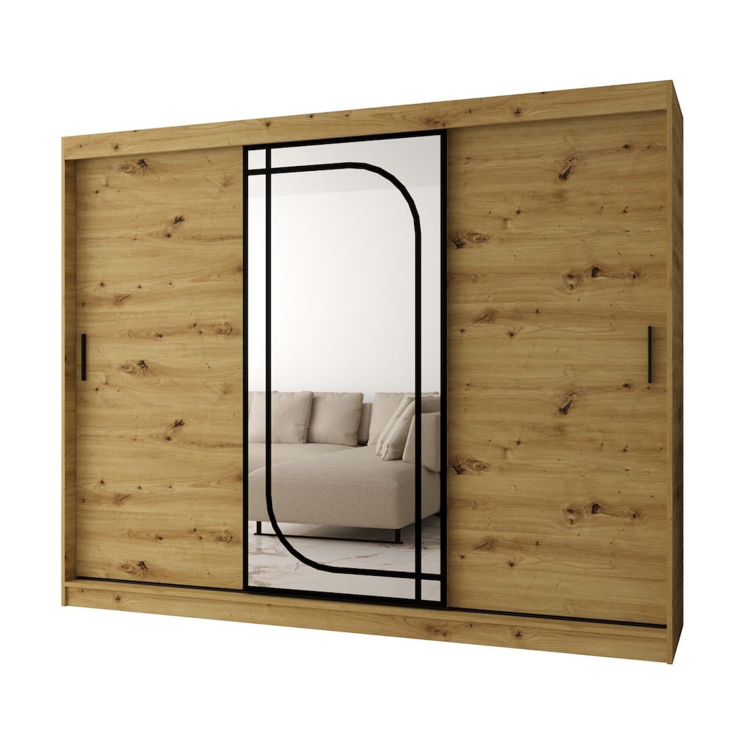 Alabama Sliding Door Wardrobe 250cm