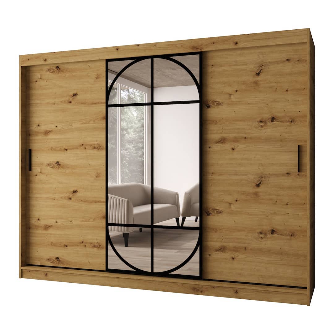 Lugo Sliding Door Wardrobe 250cm