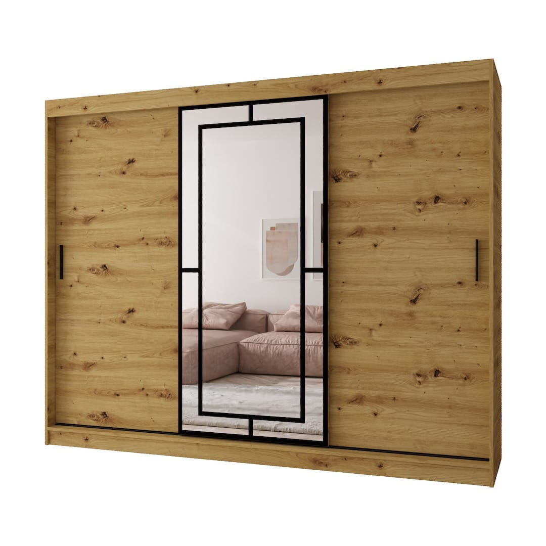 Modena Sliding Door Wardrobe 250cm