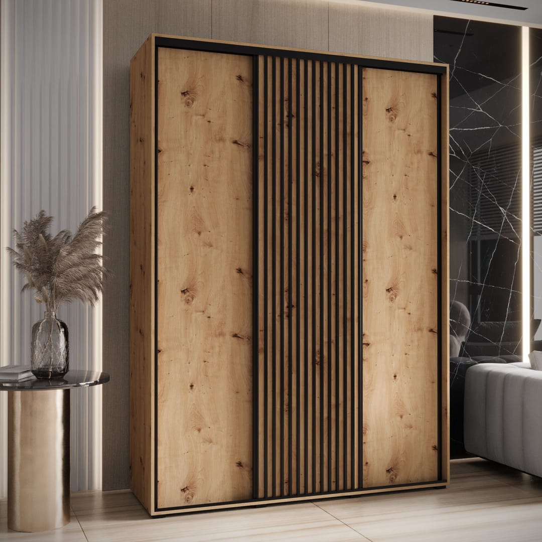 Sapporo I Sliding Door Wardrobe 180cm