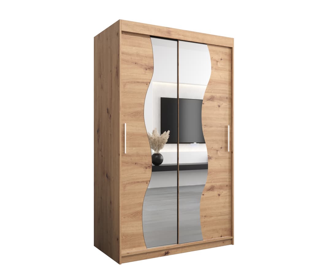 Madrid Sliding Door Wardrobe 120cm