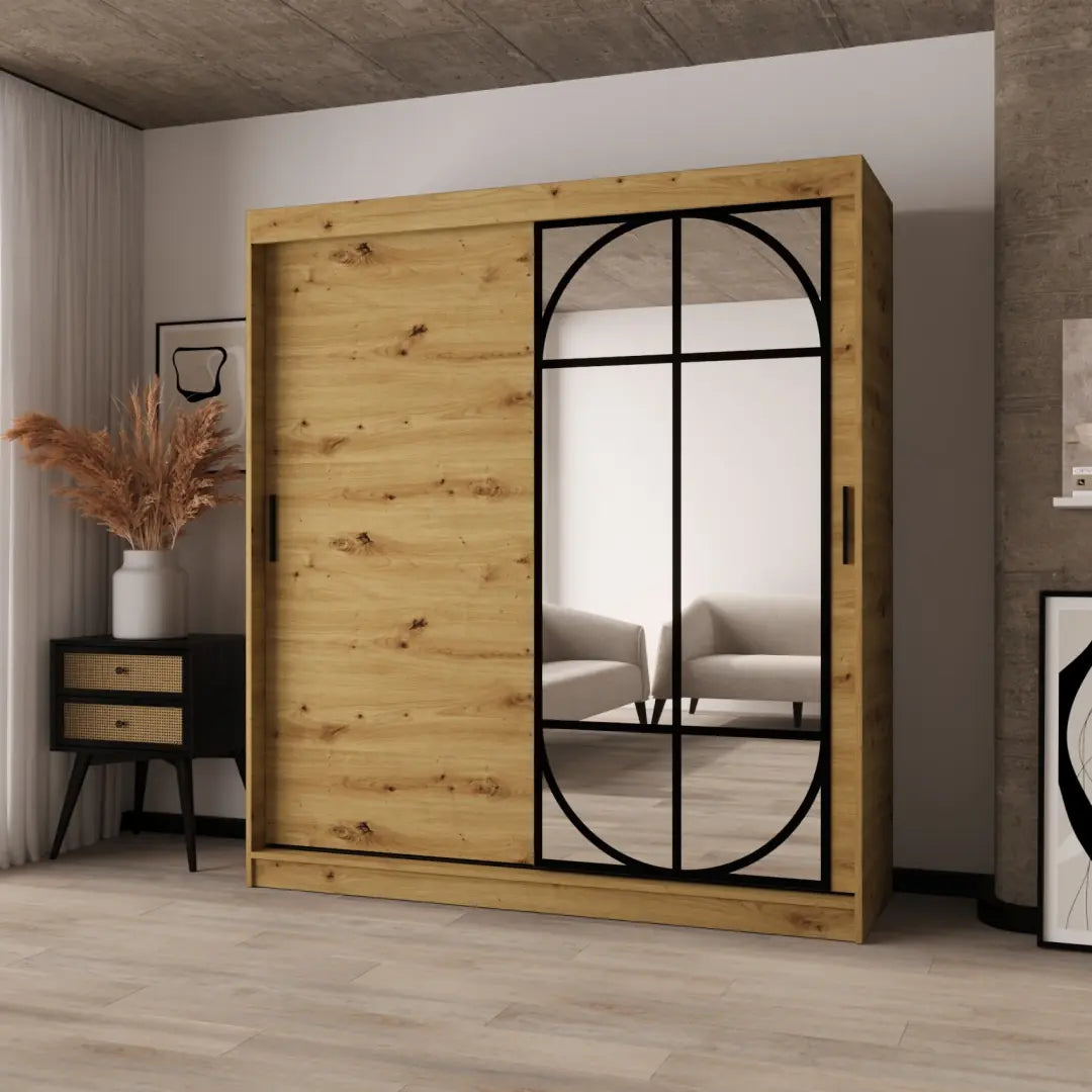 Lugo Sliding Door Wardrobe 180cm