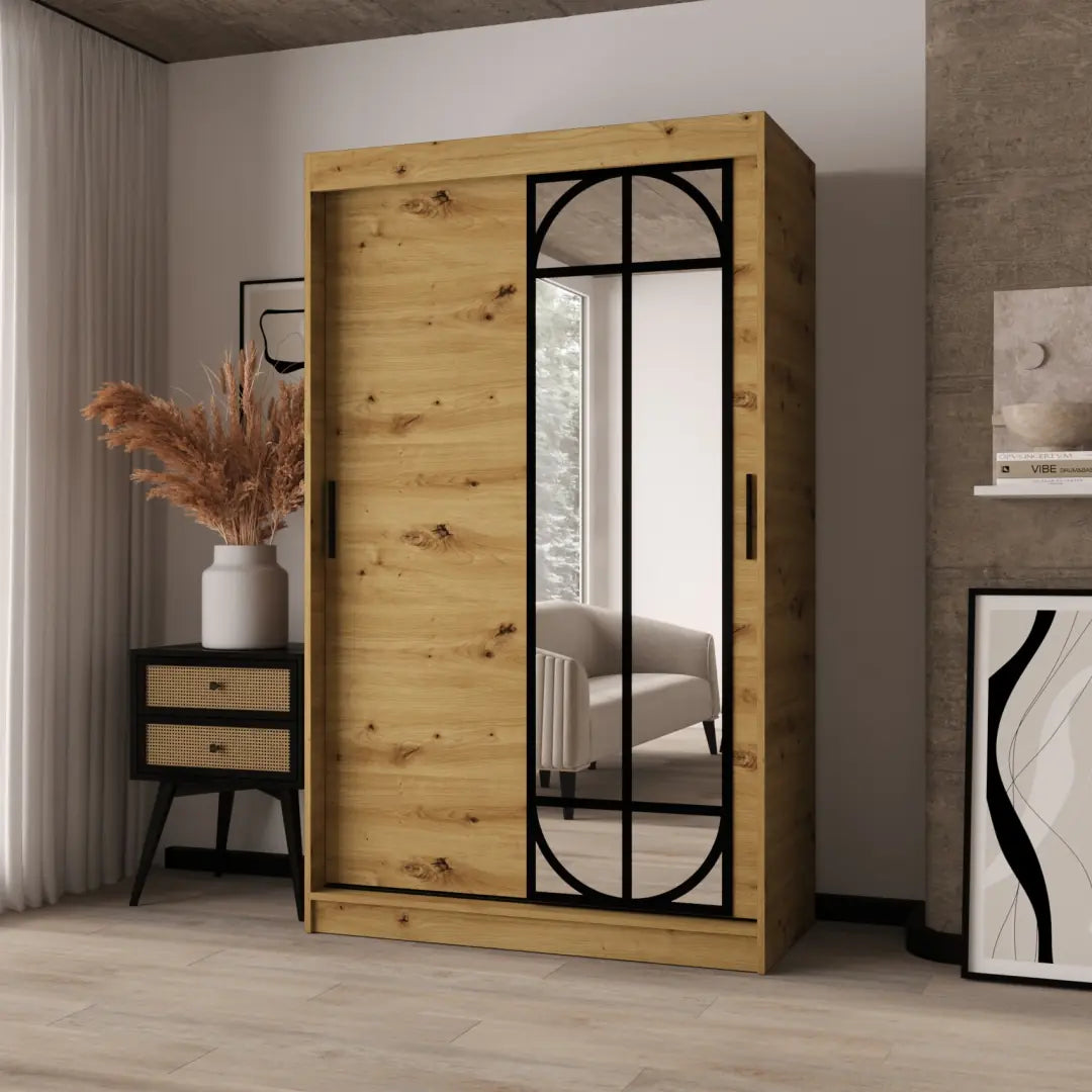 Lugo Sliding Door Wardrobe 120cm