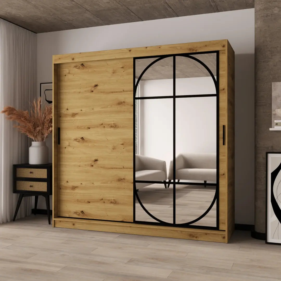 Lugo Sliding Door Wardrobe 200cm