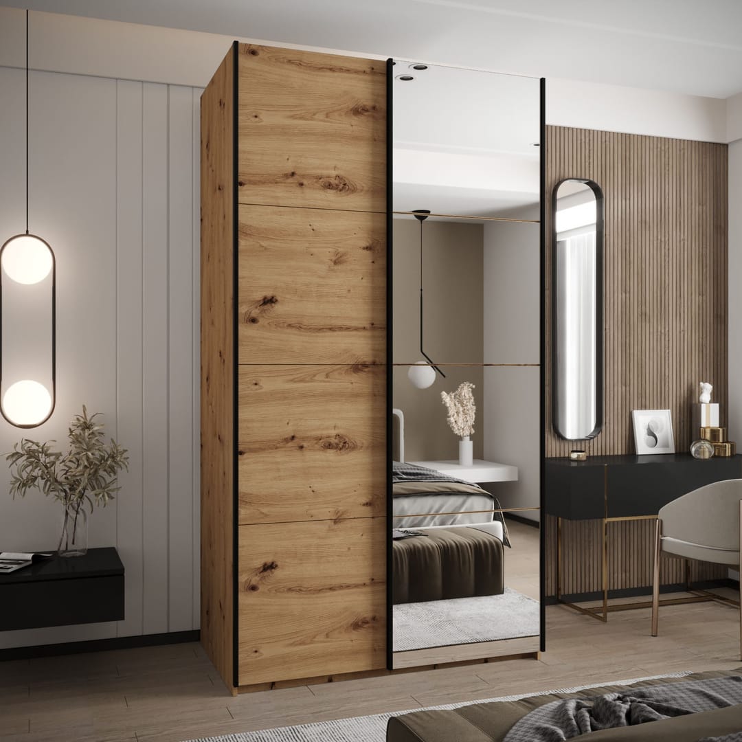 Trosa III Sliding Door Wardrobe 130cm