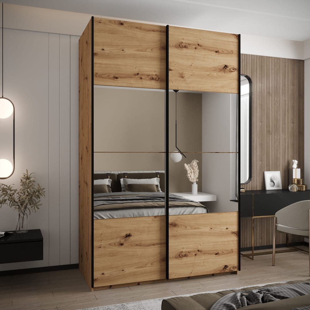 Trosa IV Sliding Door Wardrobe 150cm